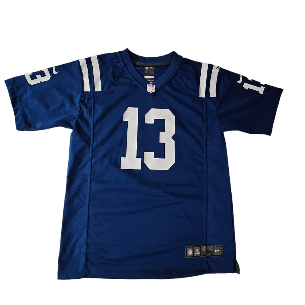Indianapolis Colts Nike T.Y. Hilton #13 Field Blue Jersey Large 14-16 Youth Kids